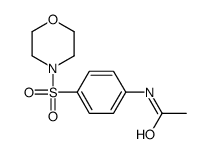 N-[4-(4-morpholinylsulphonyl)phenyl]acetamide Structure