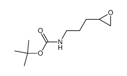 Carbamic acid, (3-oxiranylpropyl)-, 1,1-dimethylethyl ester (9CI) structure