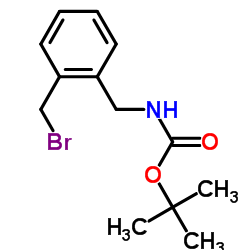 tert-Butyl 2-(bromomethyl)benzylcarbamate picture