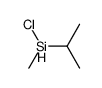 (isopropyl)methylchlorosilane Structure