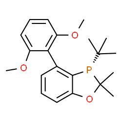 (3S)-4-(2,6-二甲氧基苯基)-3-叔丁基-2,3-二氢-2,2-二甲基-1,3-苯并氧膦杂环结构式