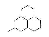 2-methyl-2,3,3a,4,5,6,6a,7,8,9,9a,9b-dodecahydro-1H-phenalene结构式