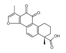 6,7,8,9,10,11-Hexahydro-1,6-dimethyl-10,11-dioxophenanthro[1,2-b]furan-6-carboxylic acid Structure