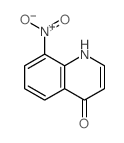4(1H)-Quinolinone,8-nitro-结构式