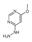 4(1H)-Pyrimidinone, 6-methoxy-, hydrazone (9CI) structure