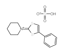1-(4-phenyl-1,3-dithiol-2-ylidene)-3,4,5,6-tetrahydro-2H-pyridine; sulfuric acid picture