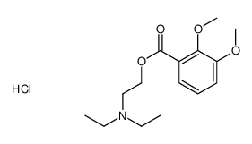 2-(diethylamino)ethyl 2,3-dimethoxybenzoate,hydrochloride Structure