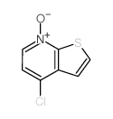 Thieno[2,3-b]pyridine,4-chloro-, 7-oxide Structure