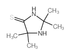 4-Imidazolidinethione,2,2,5,5-tetramethyl- Structure