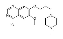 4-chloro-6-methoxy-7-[3-(4-methylpiperazin-1-yl)propoxy]quinazoline Structure