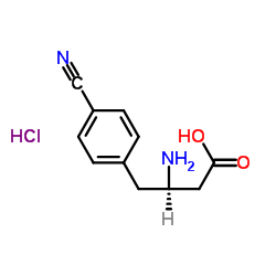 (r)-3-amino-4-(4-cyanophenyl)butanoic acid hydrochloride picture