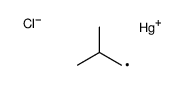 chloro(2-methylpropyl)mercury Structure