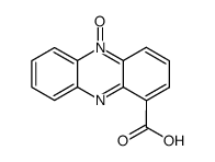 1-Phenazinecarboxylic acid 5-oxide Structure