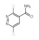 4-Pyridazinecarboxamide,3,6-dichloro- Structure