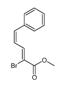 methyl 2-bromo-5-phenylpenta-2,4-dienoate结构式