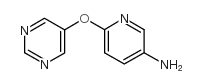 6-(嘧啶-5-基氧基)吡啶-3-胺结构式