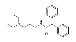 diphenyl-acetic acid-(3-diethylamino-propylamide)结构式