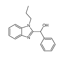 1N-n-propyl-2α-hydroxybenzylbenzimidazole Structure