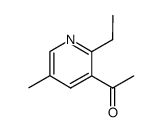Ketone, 2-ethyl-5-methyl-3-pyridyl methyl (8CI) structure