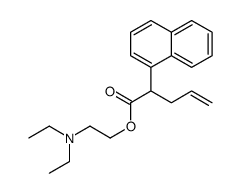 α-Allyl-1-naphthaleneacetic acid 2-(diethylamino)ethyl ester Structure
