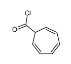 2,4,6-Cycloheptatriene-1-carbonyl chloride (6CI,8CI,9CI)结构式