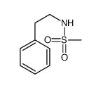 N-Phenethylmethanesulphonamide structure