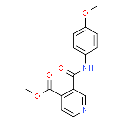 METHYL 3-[(4-METHOXYANILINO)CARBONYL]ISONICOTINATE picture