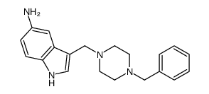 5-Amino-3-[[4-(phenylmethyl)-1-piperazinyl]methyl]-1H-indole picture