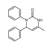 3,4-dihydro-6-methyl-3,4-diphenylpyrimidin-2(1H)-one Structure