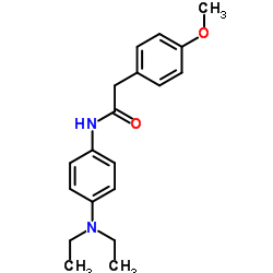 N-[4-(Diethylamino)phenyl]-2-(4-methoxyphenyl)acetamide结构式