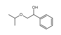 2-isopropoxy-1-phenylethanol Structure