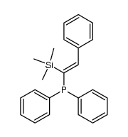 (E)-2-diphenylphosphino-2-trimethylsilylstyrene Structure