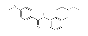 4-Methoxy-N-(1,2,3,4-tetrahydro-2-propylisoquinolin-5-yl)benzamide structure