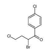 2-bromo-4,4'-dichlorobutyrophenone structure