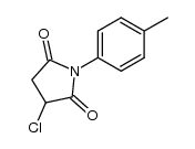 3-chloro-1-(4-methylphenyl)pyrrolidine-2,5-dione结构式