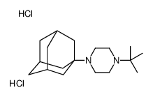 1-(1-adamantyl)-4-tert-butylpiperazine,dihydrochloride结构式