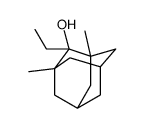 Tricyclo[3.3.1.13,7]decan-2-ol, 2-ethyl-1,3-dimethyl- (9CI)结构式