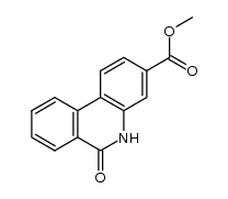 methyl 6-oxo-5,6-dihydrophenanthridine-3-carboxylate Structure