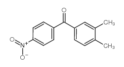 (3,4-dimethylphenyl)(4-nitrophenyl)methanone Structure