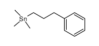 trimethyl(3-phenylpropyl)stannane Structure