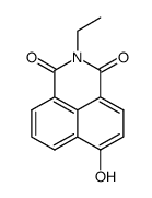 2-ethyl-6-hydroxy-1H-benzo[de]isoquinoline-1,3(2H)-dione结构式