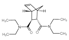 (1S,4R,5R,6R)-N,N,N,N-tetraethylbicyclo[2.2.1]hept-2-ene-5,6-dicarboxamide structure