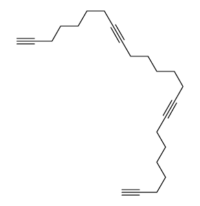 tricosa-1,8,15,22-tetrayne结构式