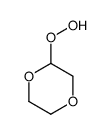 2-hydroperoxy-1,4-dioxane Structure