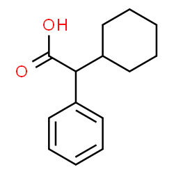 (R)-Cyclohexylphenylacetic acid结构式