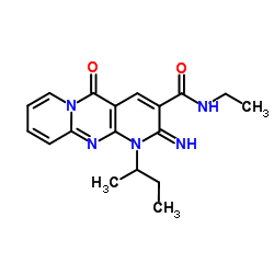 1-sec-Butyl-N-ethyl-2-imino-5-oxo-1,5-dihydro-2H-dipyrido[1,2-a:2',3'-d]pyrimidine-3-carboxamide结构式