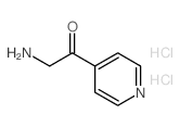2-氨基-1-吡啶-4-乙酮双盐酸盐结构式