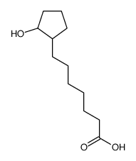 7-(2-hydroxycyclopentyl)heptanoic acid结构式