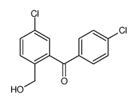 [5-chloro-2-(hydroxymethyl)phenyl]-(4-chlorophenyl)methanone Structure