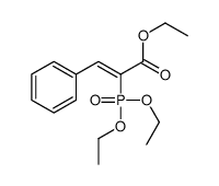 ethyl 2-diethoxyphosphoryl-3-phenylprop-2-enoate Structure